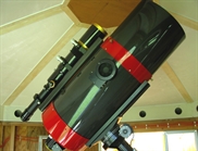 Carbon fiber upgrade tube on a C11 telescope